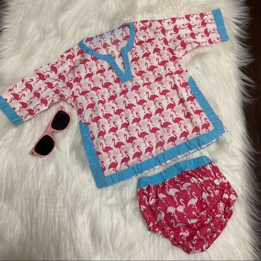 POTTERY BARN KIDS coverup & diaper cover 3-6 mo